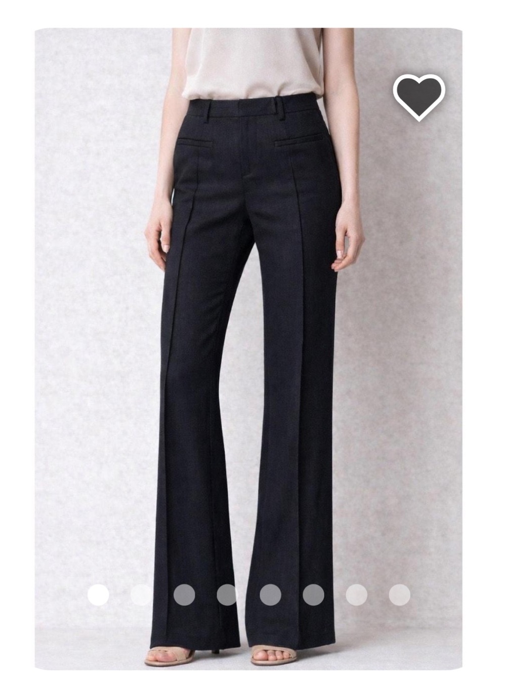 Anthropologie Elevenses “Brighton” Black Trousers Pants